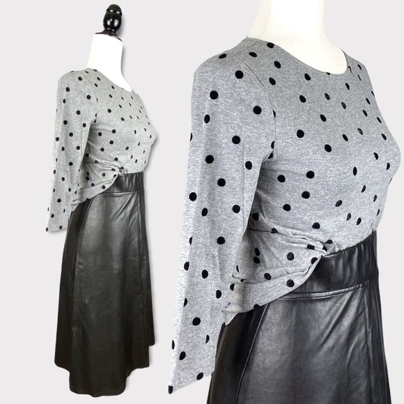 IMNYC Isaac Mizrahi 3/4 Sleeve Grey Scoop Neck Top - Picture 13 of 16